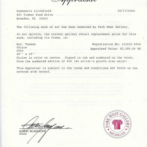 "Volere" by Tomasz Rut Giclee Framed - Picture 8 of 10